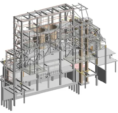 Industrial Building — structural model